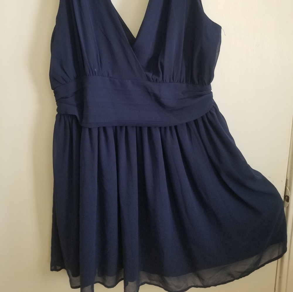 Navy Charlotte Russe XL Semi-Formal Dress